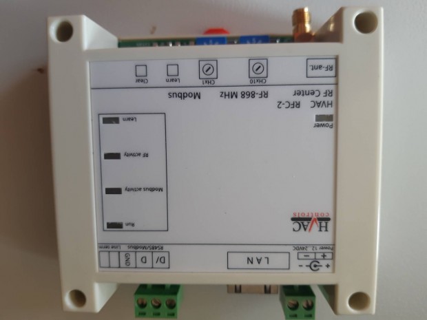 HVAC controls 868MHz osztott egysg RF tvirnyt + kszponti egysg