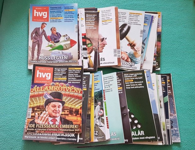 HVG (Heti Vilggazdasg) magazinok 2023. vfolyam (50 db lapszm)