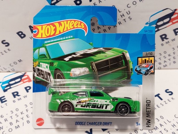 HW Metro - 2/10 - Dodge Charger Drift -  Hotwheels - 1:64