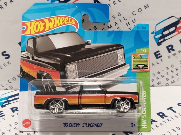 HW Slammed - 1/5 - Chevrolet Chevy Silverado (1983) -  Hotwheels - 1: