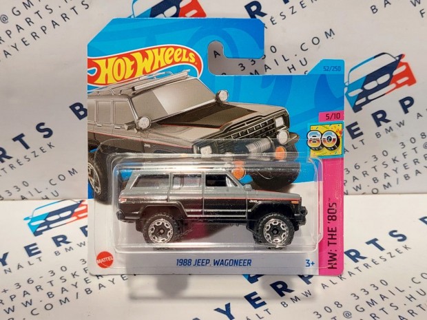HW: The 80's - 5/10 - Jeep Wagoneer (1988) -  Hotwheels - 1:64