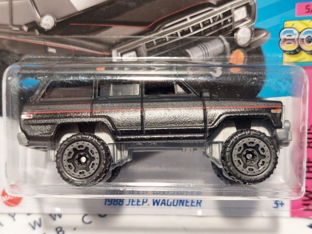 HW: The '80s - 5/10 - 1988 Jeep Wagoneer -  Hotwheels - 1:64