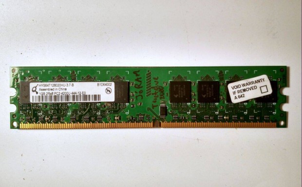 HY DDR2 533MHz 1GB RAM (Ver.1) teszteletlen