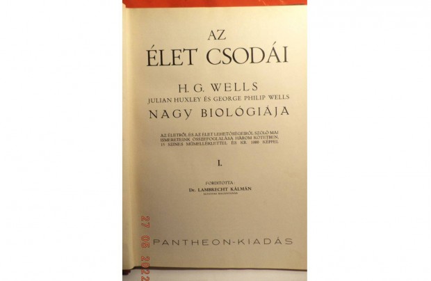 H.G.Wells: Az let csodi I - II - III