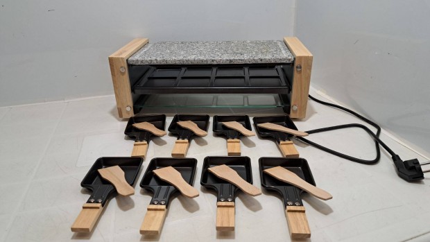 H.Koenig Elektromos grill + raclette st, Wod12, 38 x 19,5 cm, srlt