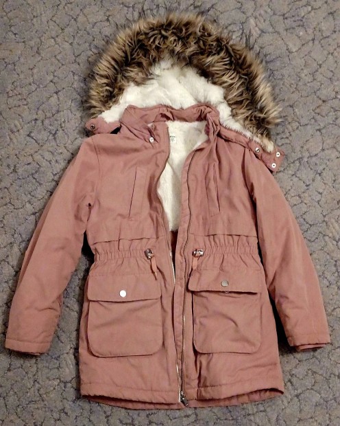 H&M 140 parka kabt tli