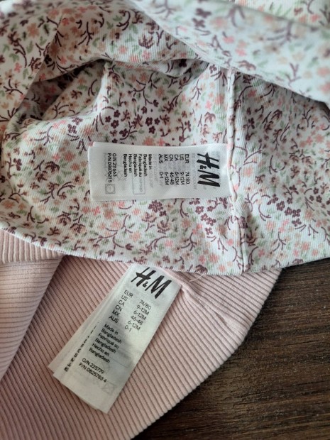 H&M 80-as pamut kislány sapkák