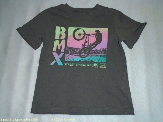 H&M BMX mints pl 4-6 vesre (mret 110 / 116) szrke