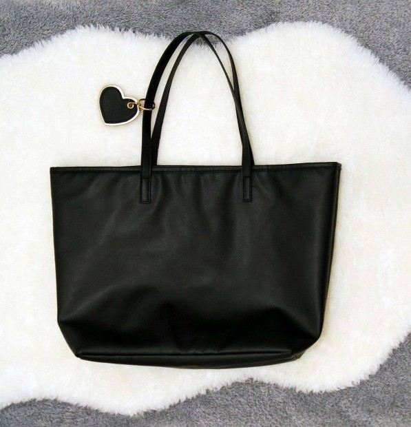 H&M Black Shopping Bag - Fekete tska