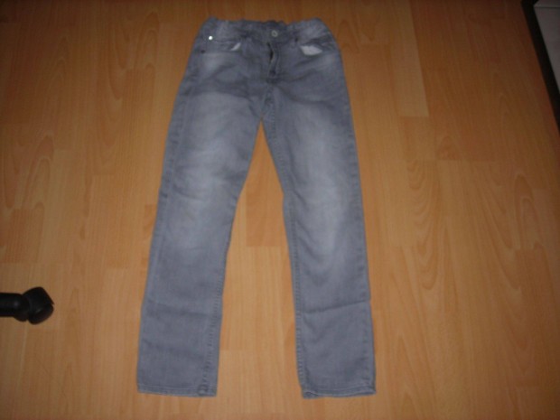 H&M Skinny fit szrke rugalmas farmernadrg 10-11 v 146