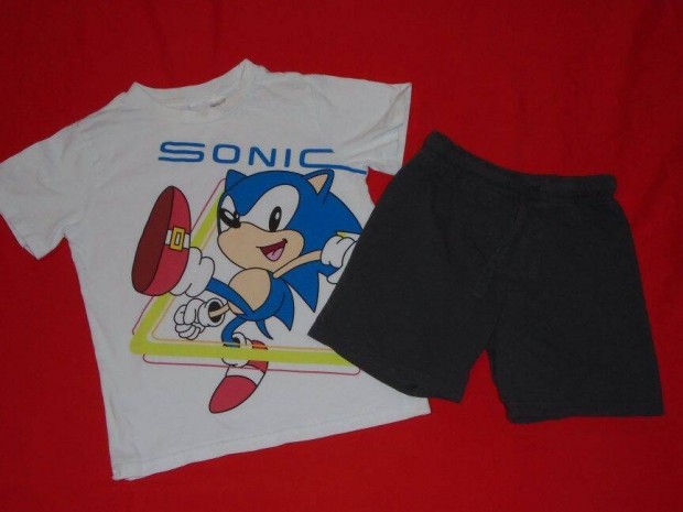 H&M Sonic mints pizsama szett 4-6 ves mret 110 / 116 pl + nadrg