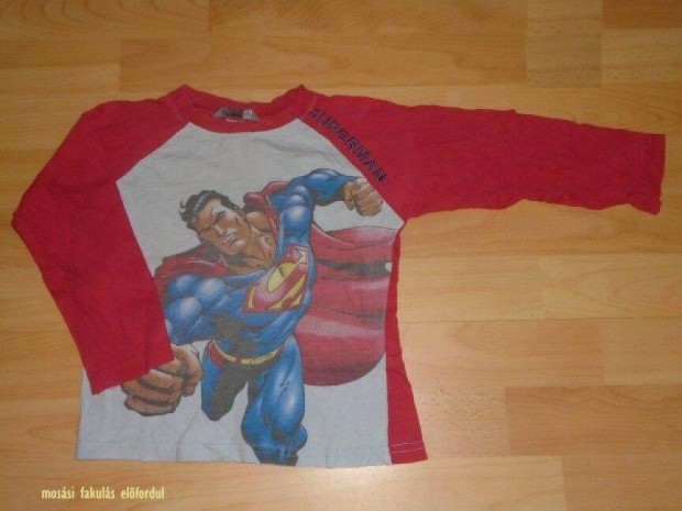 H&M Superman mints piros hossz ujj fels 2 vesre (mret 92)