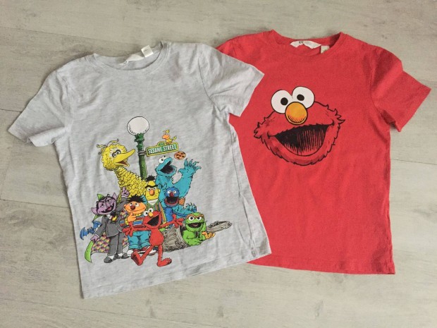 H&M Szezm utca (Sesame Street) mints pl szett - 8-10 v