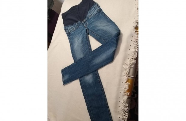 H&M-es koptatott kismama farmer nadrág eladó (34-es)