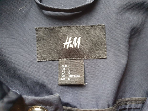 H&M frfi tmeneti kabt, dzseki, mret: L. jszer - postzom is