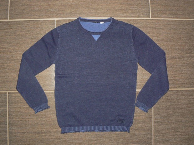 H&M kisfiú 122-128 vékony finomkötött pulóver, felső Hibátlan!