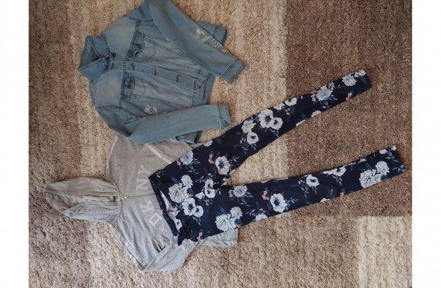 H&M leggings 170 lny farmer dzsekivel s pulver is