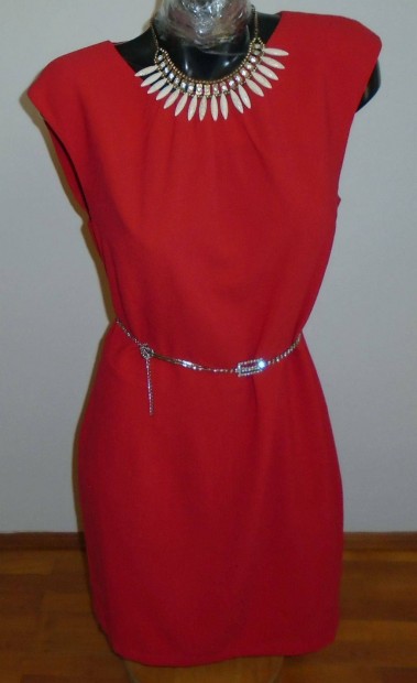 H&M moletti elegns karcsst piros ruha j, cmke nlkli XL