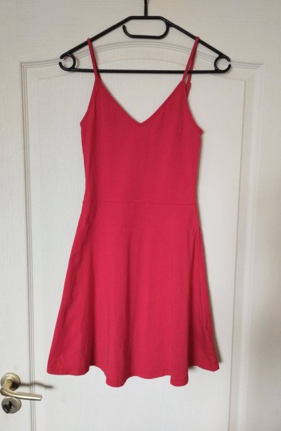 H&M piros nyri ruha XS/S