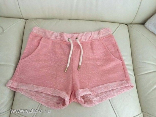 H&M rózsaszín kényelmes rövidnadrág short S-es