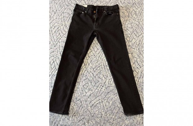 H&M slim fekete frfi farmer 33/32