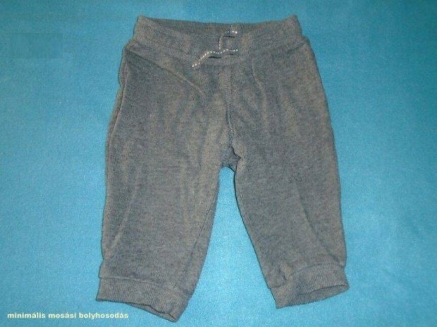 H&M szrke jogger szabadidnadrg 4-6 h (mret 68) nadrg