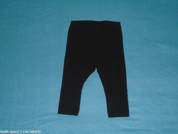 H&M jszer fekete leggings 2-4 h (mret 62)