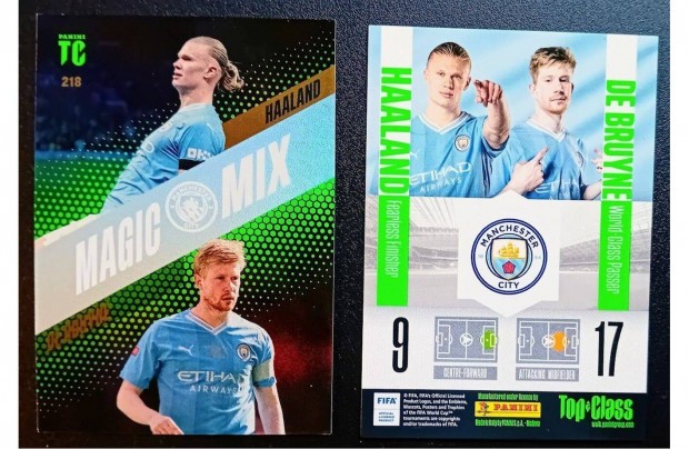 Haaland De Bruyne Manchester City Magic Mix focis krtya Top Class '24