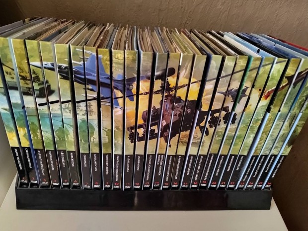 Hbork s fegyverek teljes DVD sorozat(50 db) fzetekkel