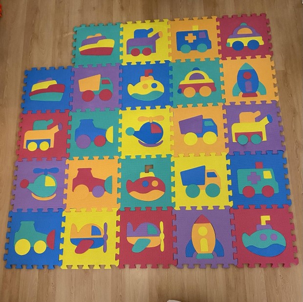 Habszivacs puzzle szőnyeg 24db