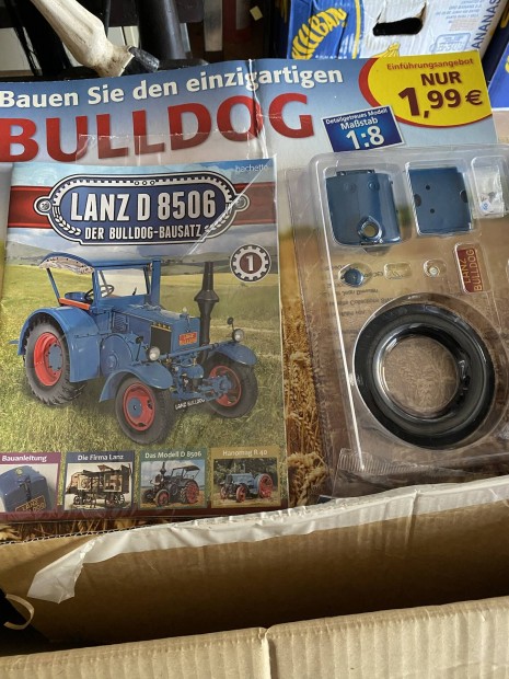 Hachette Lanz Bulldog D8506 sszeszerelhet traktor