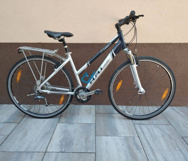 Haibike 28"-os , aluvázas, teleszkópos, cross trekking Deore kerékpár