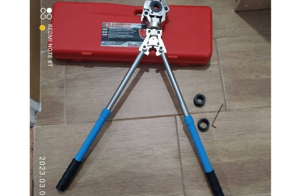 Haina HA-0044 krimpelő fogó csővekhez 16-32mm +3db tokmánnyal