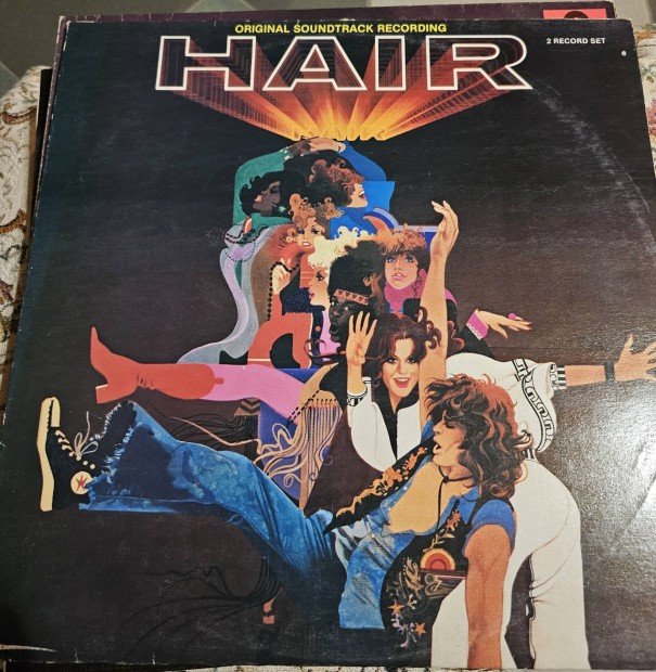 Hair bakelit vinyl LP 2 lemezes