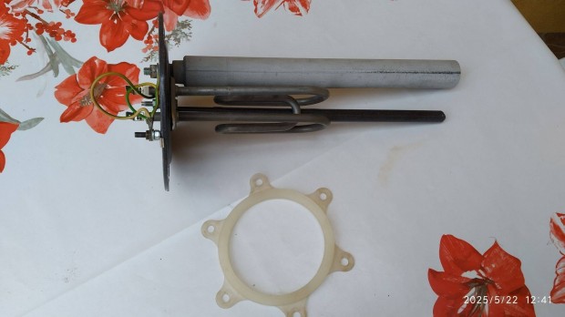 Hajdu bojler alkatrész Z 120 as (régi), alaplap fűtőszál, anód