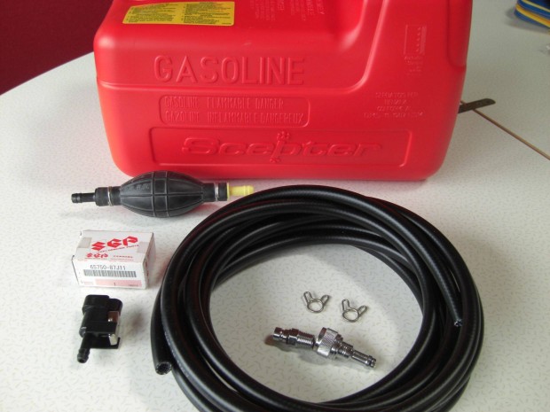 Hajótank Scepter 12L + Suzuki AB tank csatlakozó készlet Új