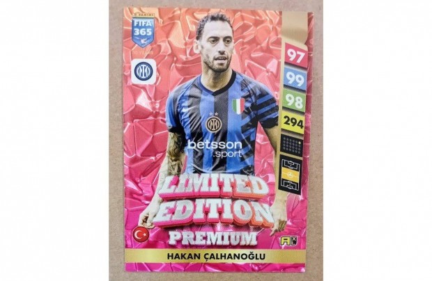 Hakan Calhanoglu Internazionale Premium Limited Edition focis krtya