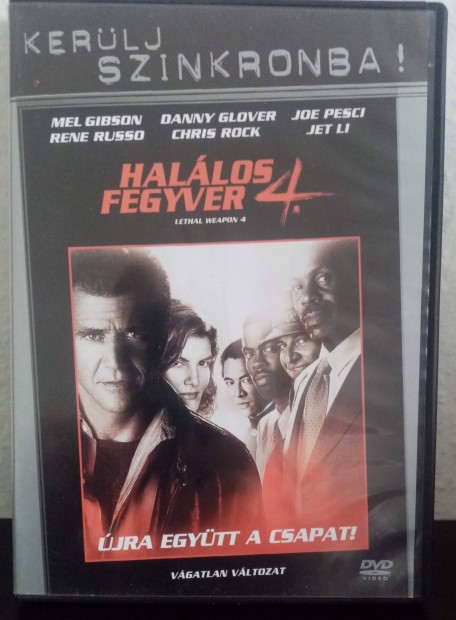 Hallos Fegyver 4. (vgatlan vltozat) DVD - film elad 