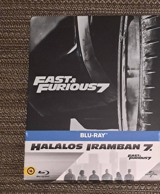 Halálos Iramban 7. Blu Ray Steelbook magyar szinkronos