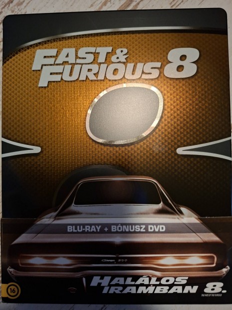 Halálos Iramban 8 Blu Ray Steelbook