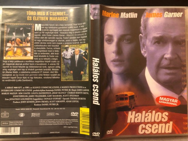 Hallos csend (karcmentes, Marlee Matlin) DVD