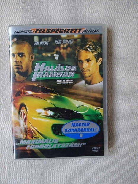 Hallos iramban eredeti DVD (Fast & Furious 1. rsz)