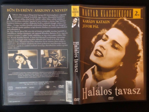 Hallos tavasz Magyar klasszikusok 2. karcmentes, Kardy Katalin DVD