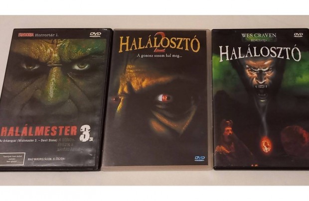 Halloszt - Hallmester 1-2-3. Dvd Filmek , Trilgia egyben