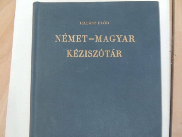 Halsz Eld Nmet-Magyar Kzisztr 1971