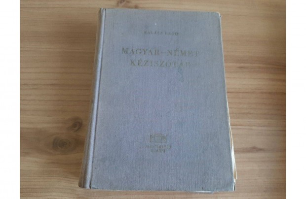 Halsz Eld: Magyar - nmet kzisztr 1963