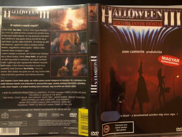 Halloween 3. Boszorknyos idszak (John Carpenter) DVD