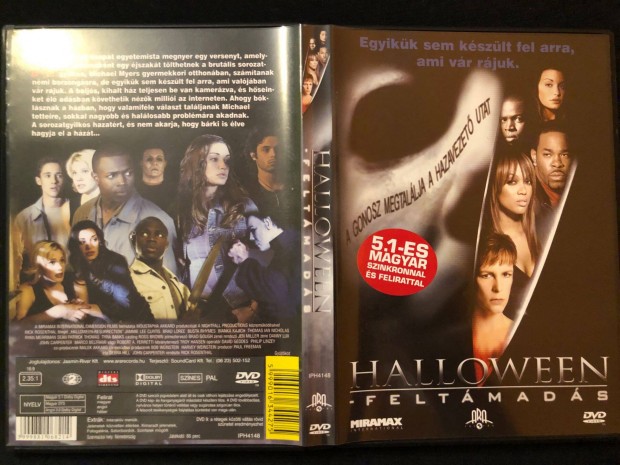 Halloween - Feltmads (karcmentes, Jammie Lee Curtis) DVD