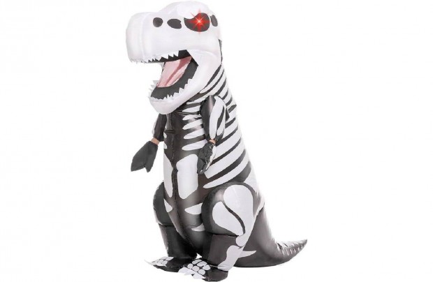 Halloween jelmez,Spooktacular felfjhat Trex csontvz dinoszaurusz,j