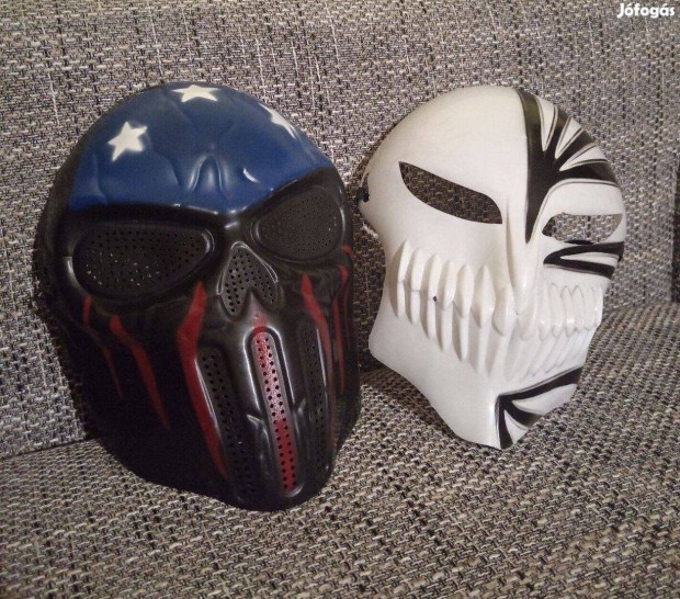 Halloween szellem, boh�c haj, �ri�s p�k, vil�g�t�s italkever�, maszk